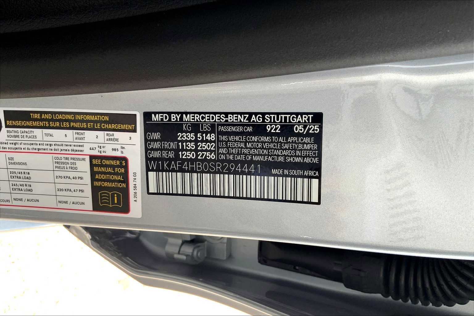 New 2025 Mercedes-Benz C 300 C 300 image 16