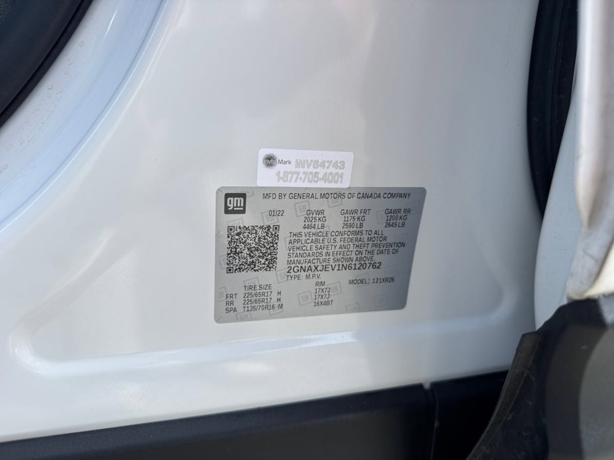 Used 2022 Chevrolet Equinox LT FWD image 21