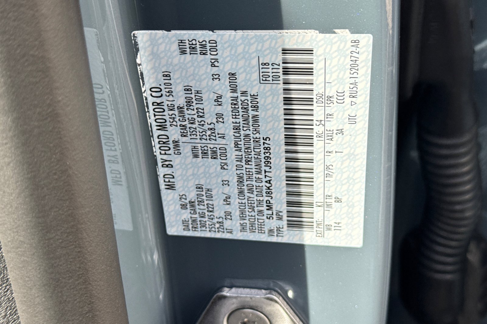 New 2026 Lincoln Nautilus Reserve w/ Jet Appearance Package image 27