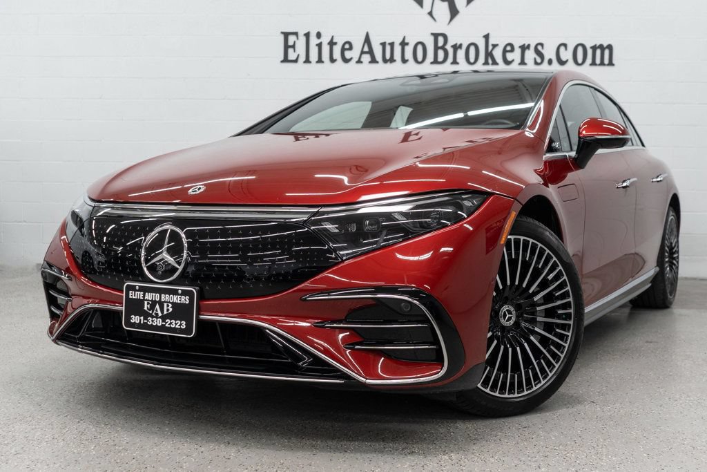 Used 2023 Mercedes-Benz EQS 450+ 4MATIC Sedan w/ AMG Line Exterior Package image 51