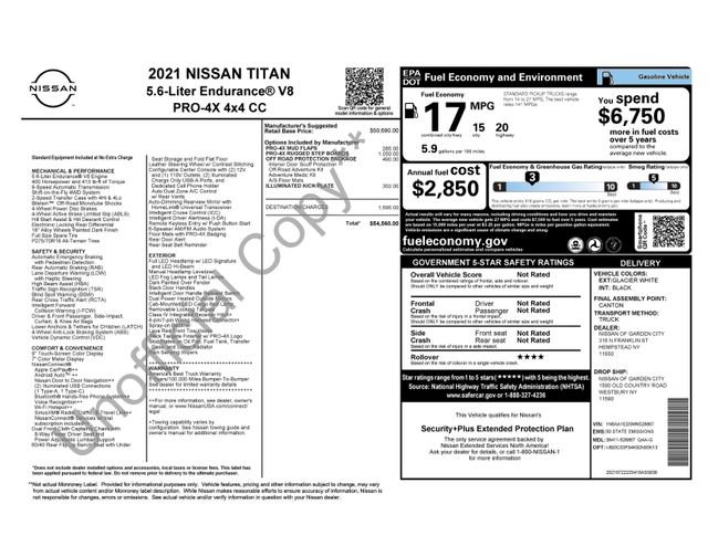 Used 2021 Nissan Titan PRO-4X w/ Off Road Protection Package image 25