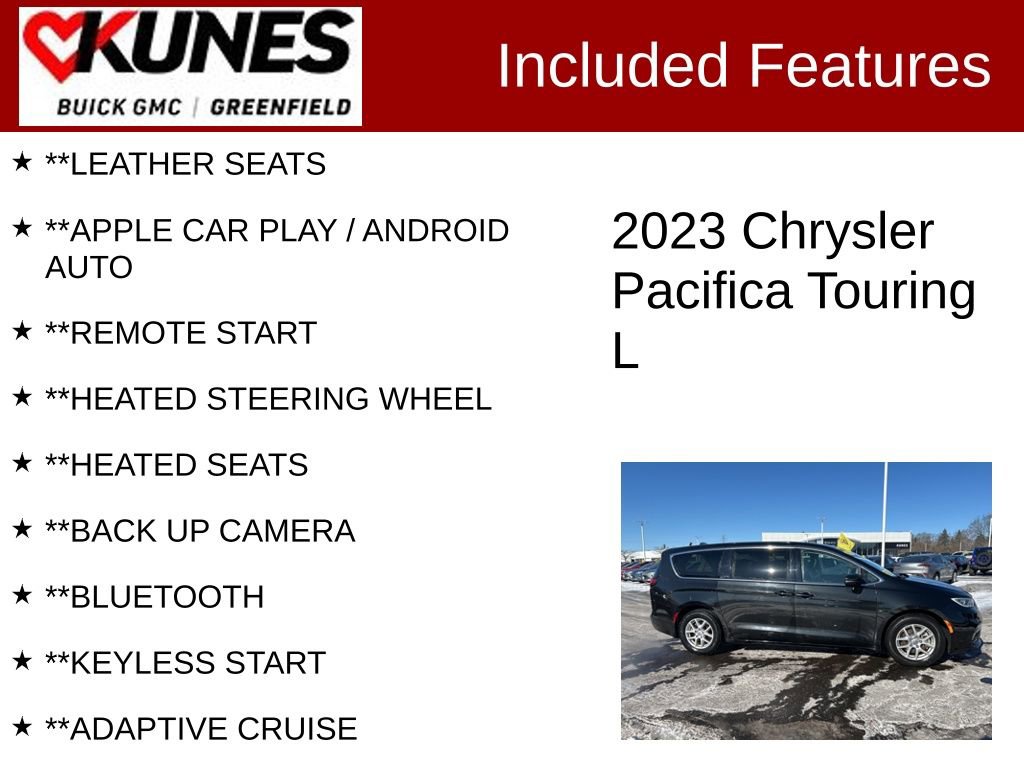 Used 2023 Chrysler Pacifica Touring-L image 2