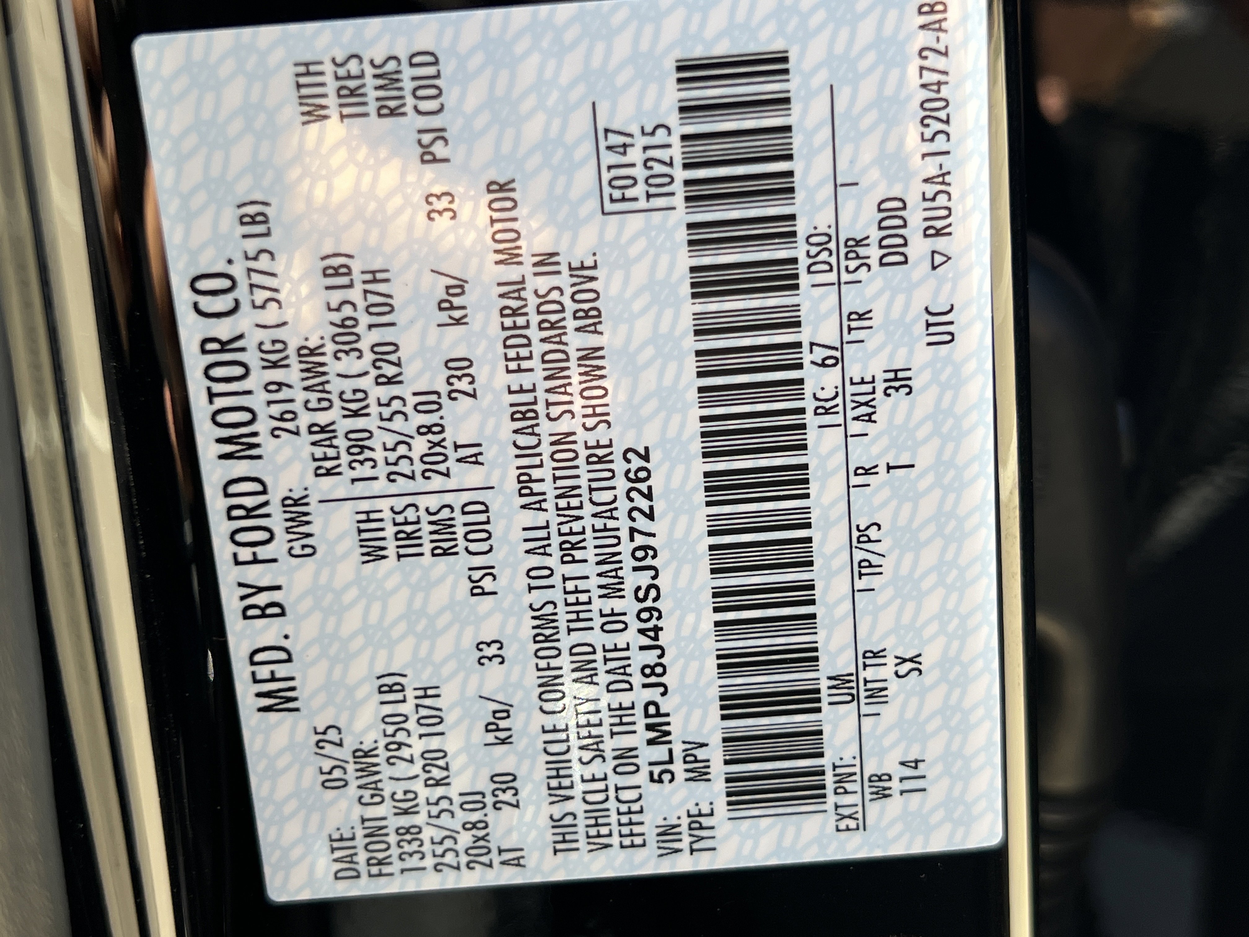 New 2025 Lincoln Nautilus Premier w/ Equipment Group 102A image 34