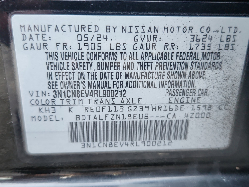 Used 2024 Nissan Versa SV FWD image 27