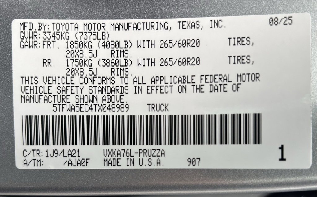 New 2026 Toyota Tundra Limited image 22