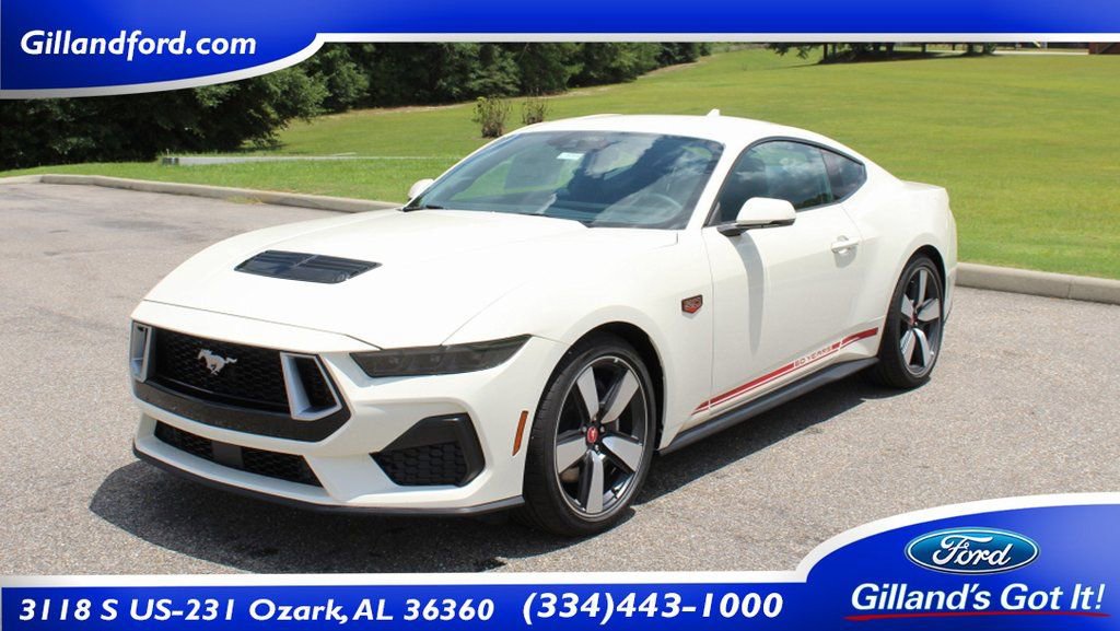 New 2025 Ford Mustang GT Premium w/ 60th Anniversary Package RWD image 1
