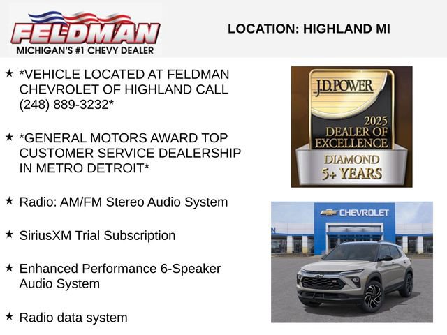 New 2026 Chevrolet TrailBlazer RS FWD image 3