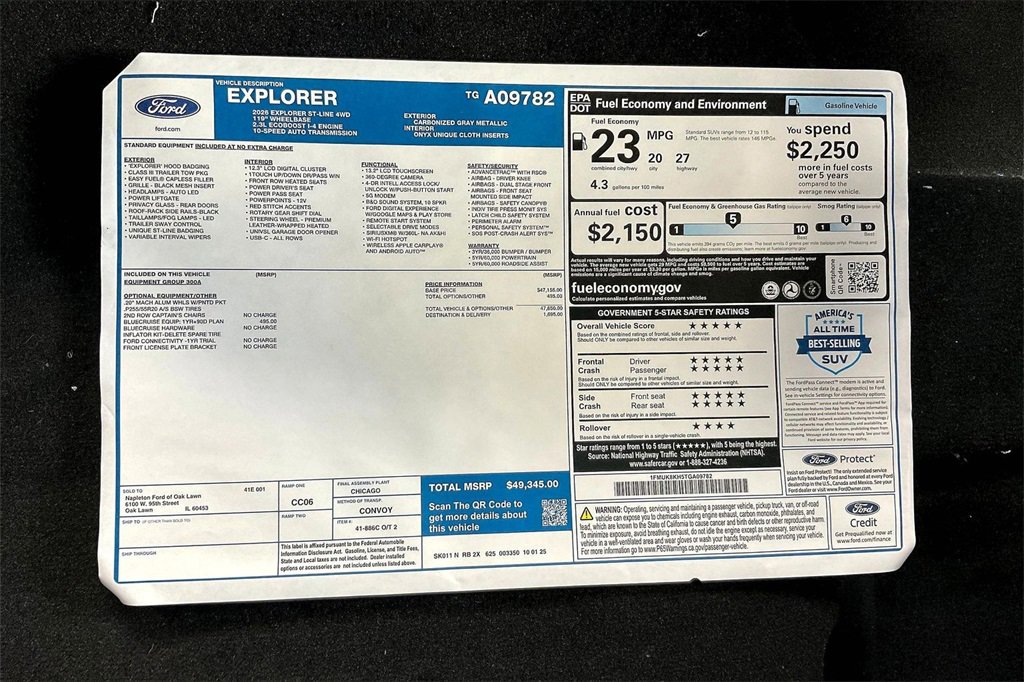 New 2026 Ford Explorer ST-Line image 14