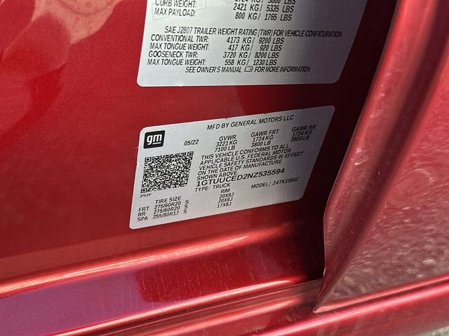 Used 2022 GMC Sierra 1500 Elevation image 34