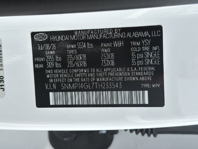 New 2026 Hyundai Santa Fe SE FWD image 34