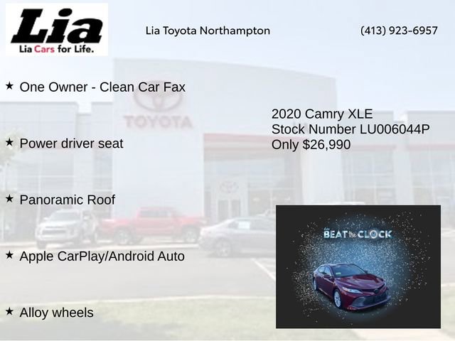 Certified 2020 Toyota Camry XLE image 8
