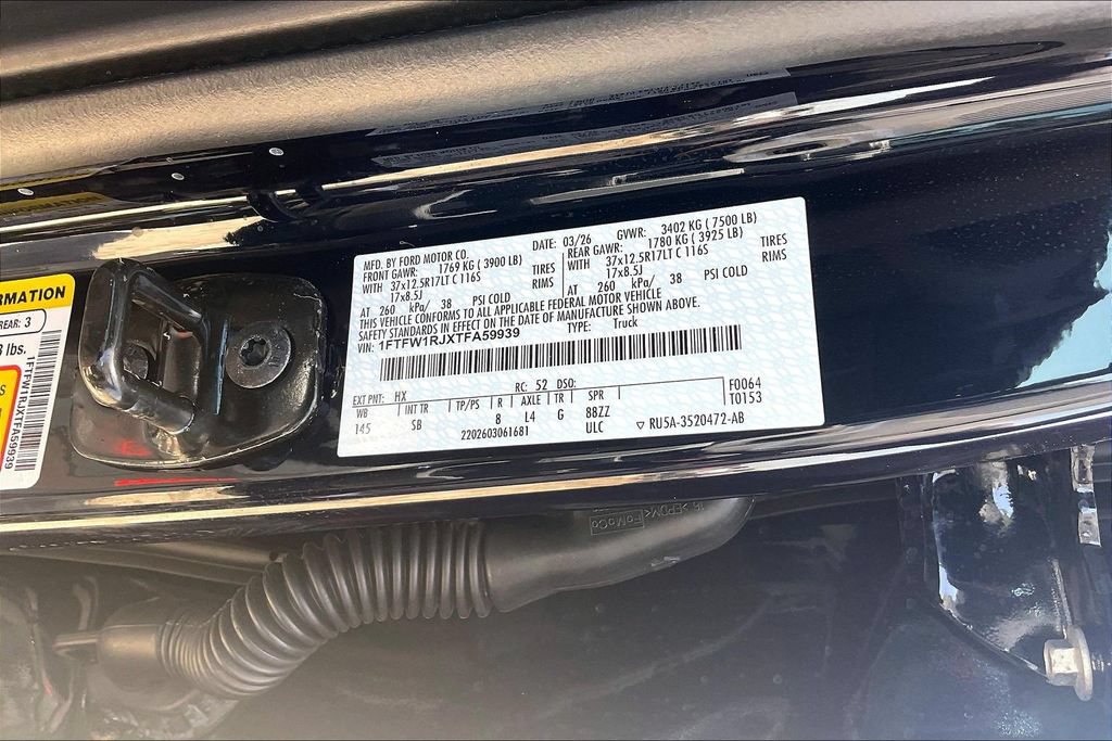Used 2026 Ford F150 Raptor w/ Equipment Group 803A Raptor R AWD/4WD image 16