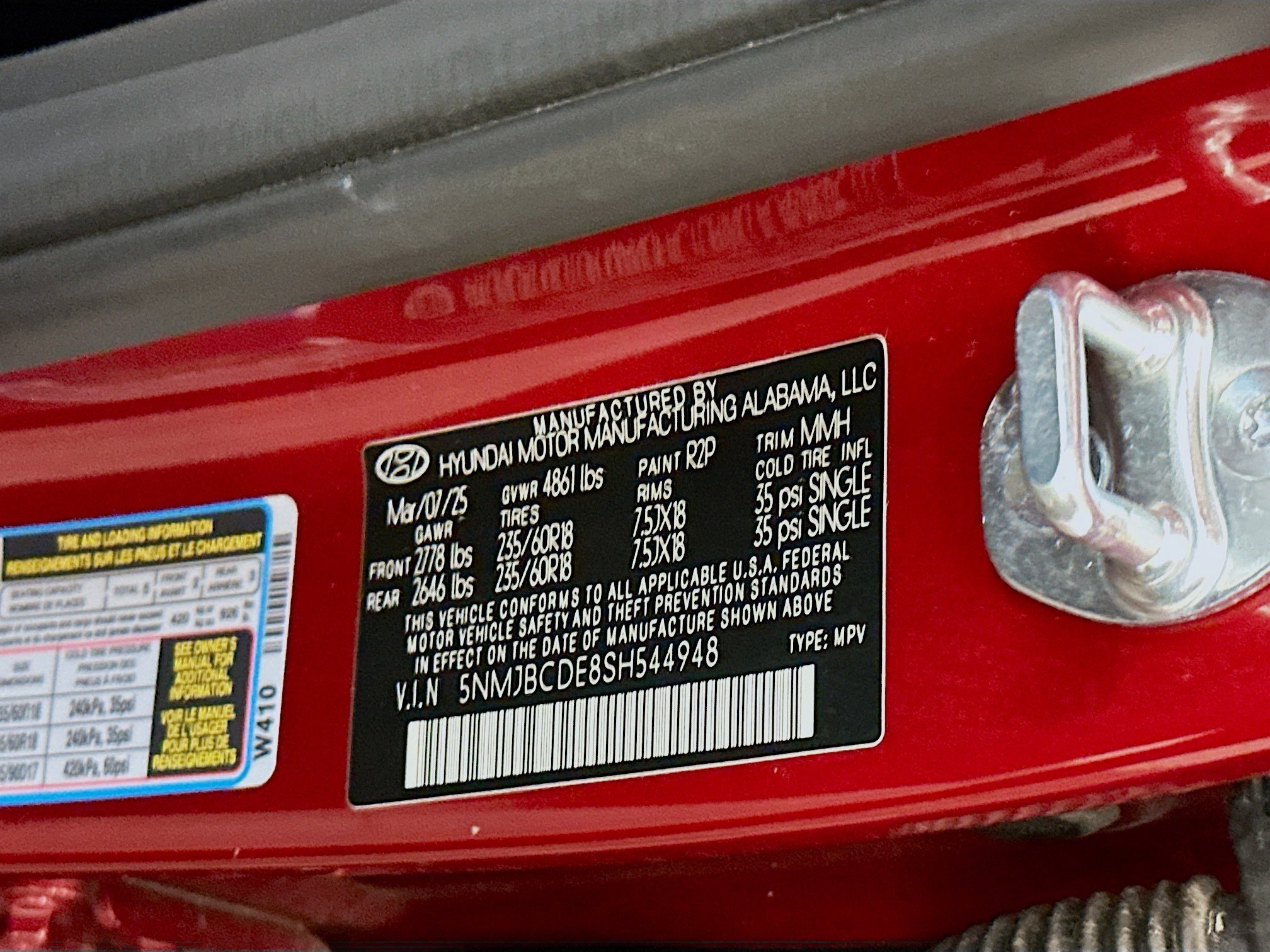 Used 2025 Hyundai Tucson SEL AWD/4WD image 12