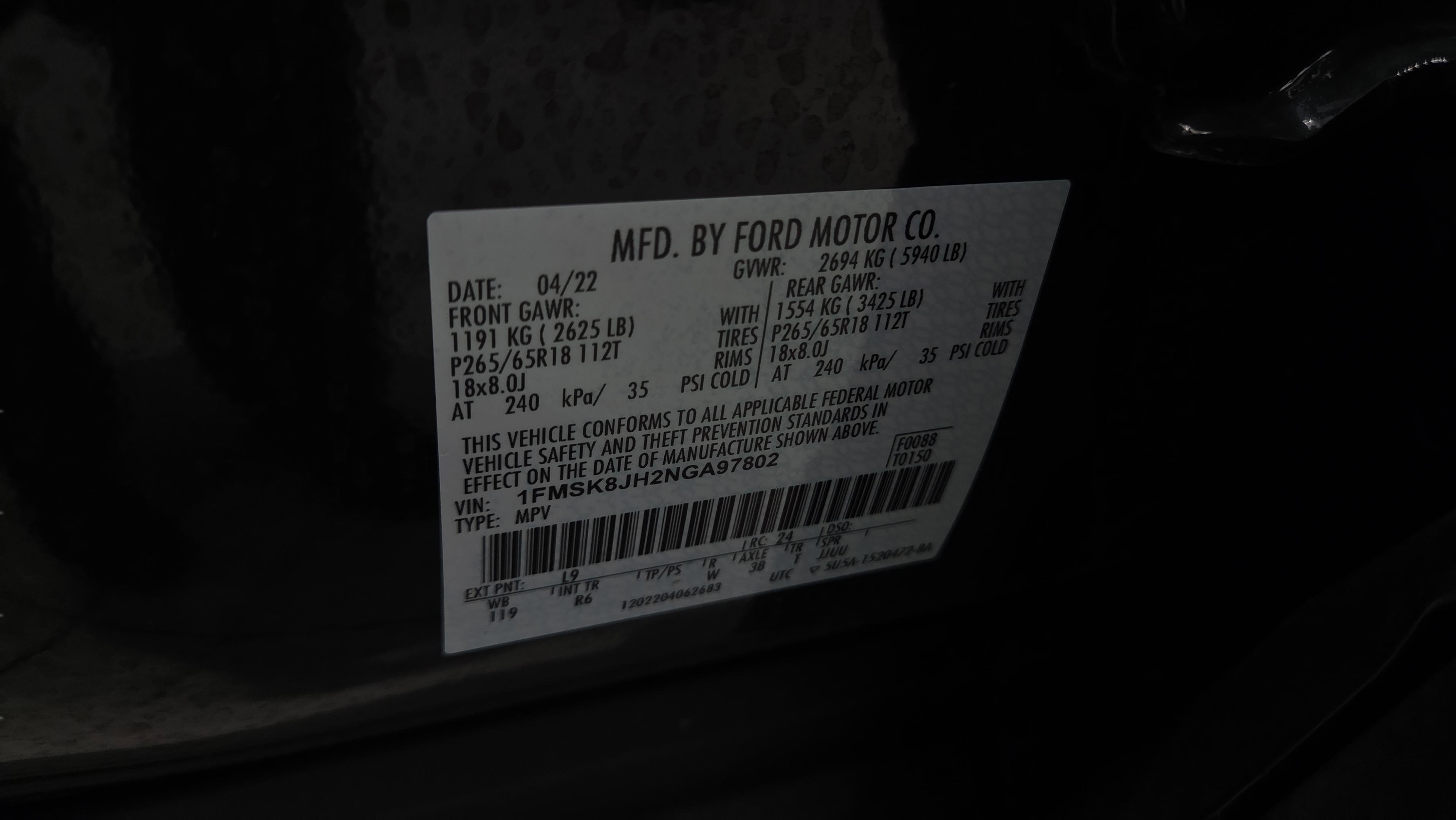 Used 2022 Ford Explorer Timberline AWD/4WD image 21