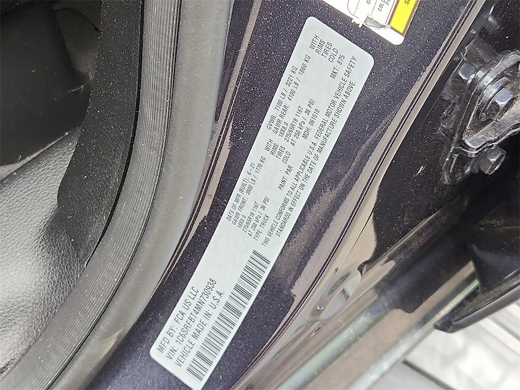 Used 2021 RAM 1500 Big Horn image 27