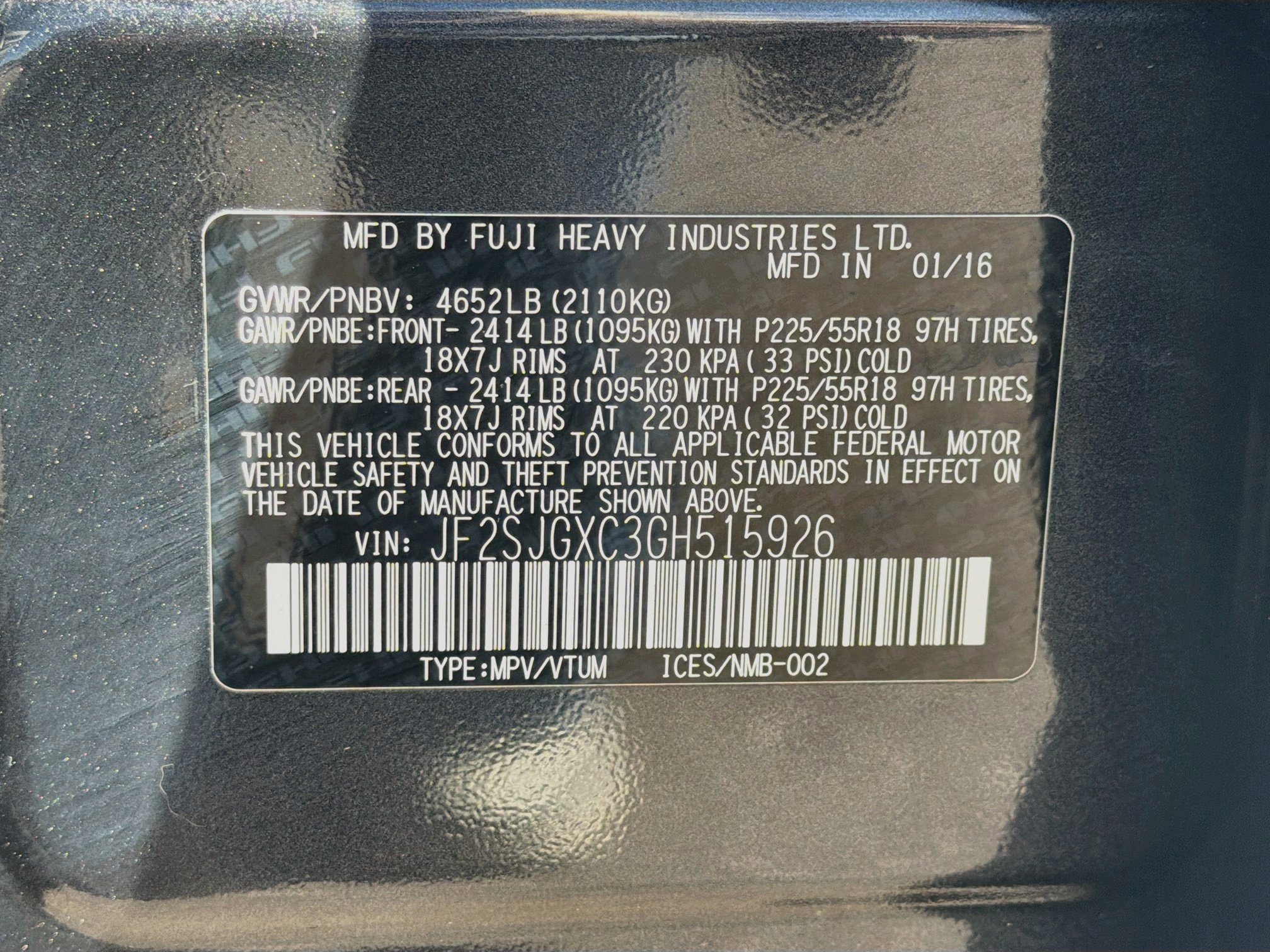 Used 2016 Subaru Forester 2.0XT Touring w/ Eyesight & Navigation System AWD/4WD image 12