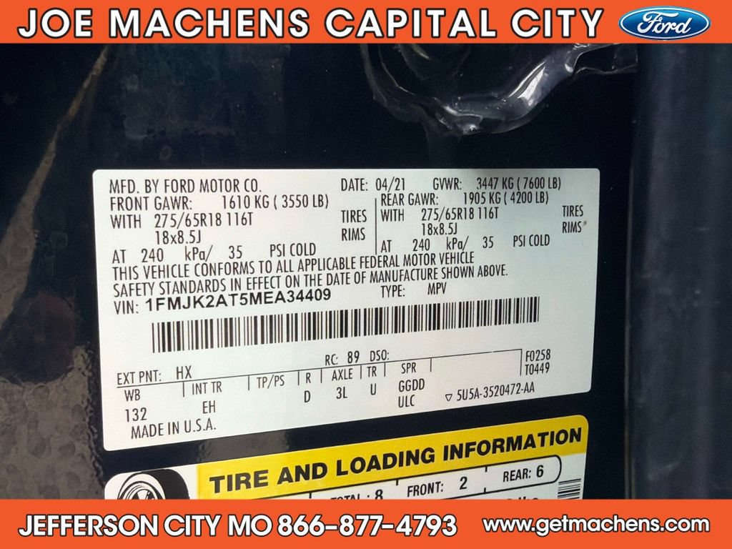 Used 2021 Ford Expedition Max Limited AWD/4WD image 35