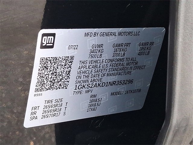 Certified 2022 GMC Yukon SLE w/ Gmc Pro Safety Plus Package image 23