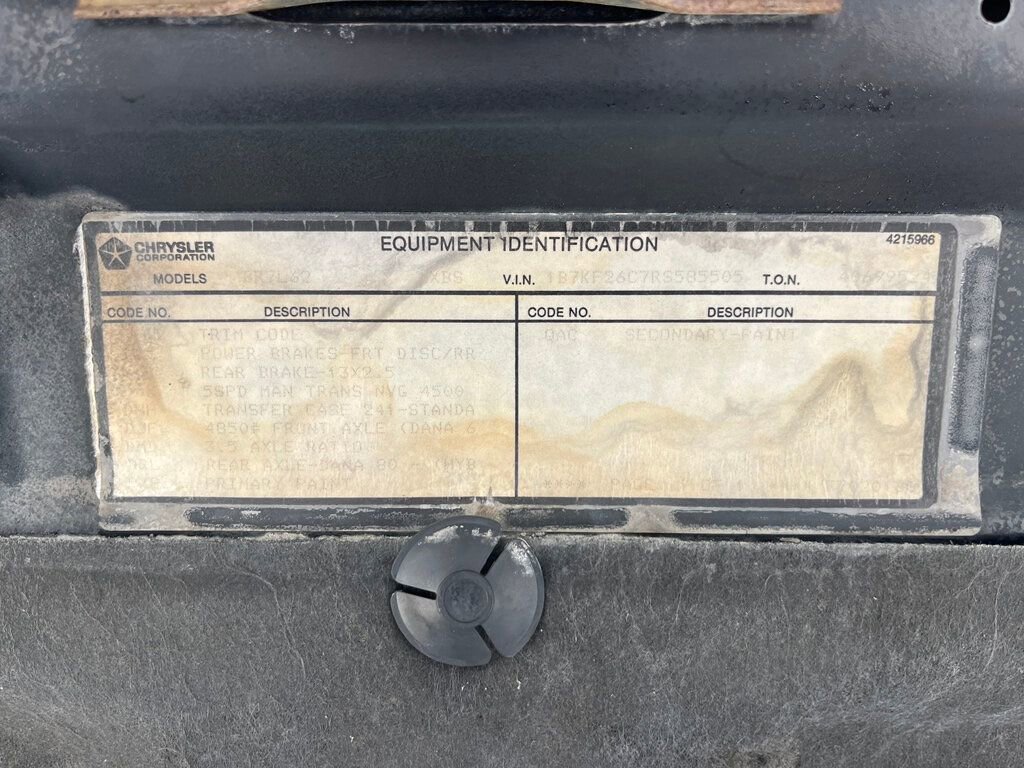 Used 1994 Dodge Ram 2500 Truck 4x4 Regular Cab image 48