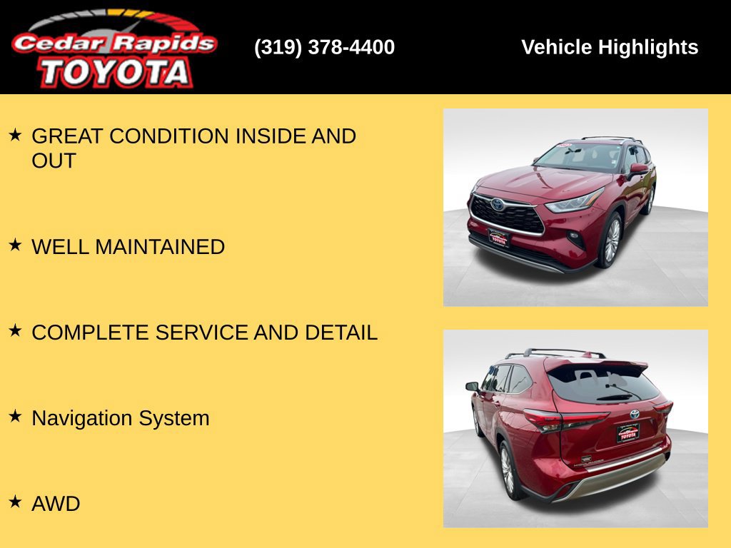 Used 2023 Toyota Highlander Platinum AWD/4WD image 8