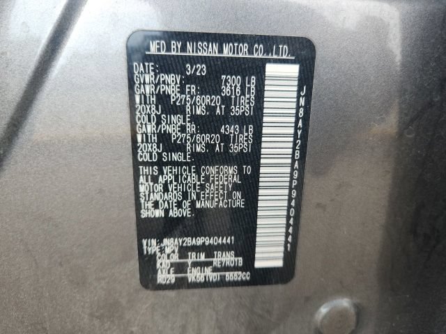 Used 2023 Nissan Armada SL w/ Midnight Edition Package RWD image 32