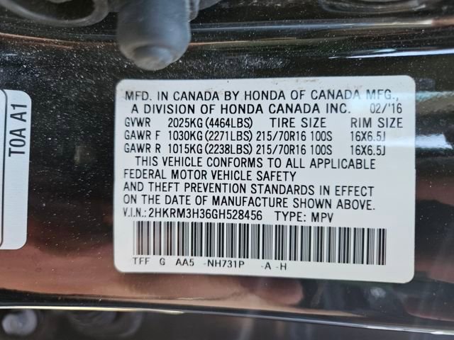 Used 2016 Honda CR-V LX image 29