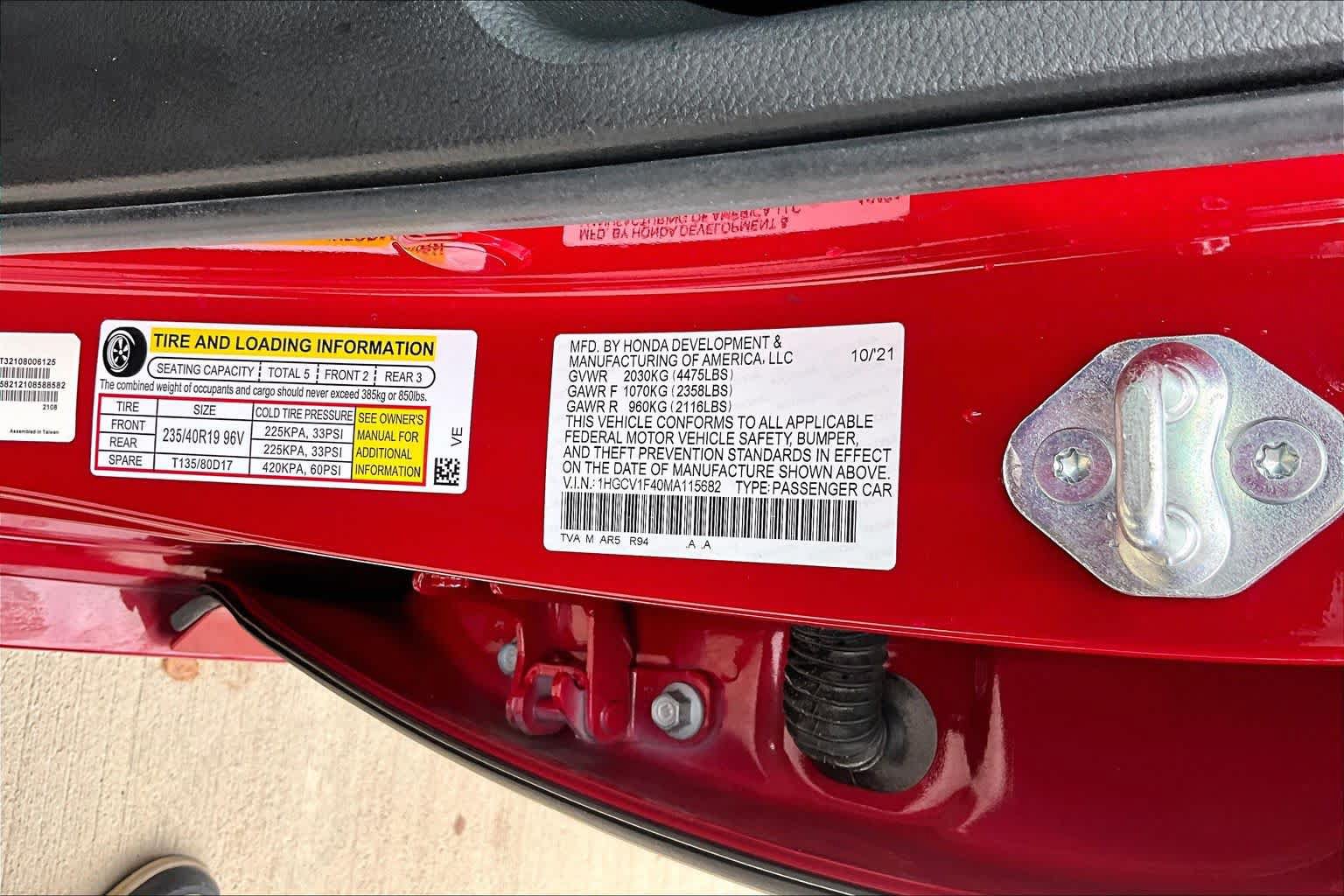Used 2021 Honda Accord Sport Special Edition image 33