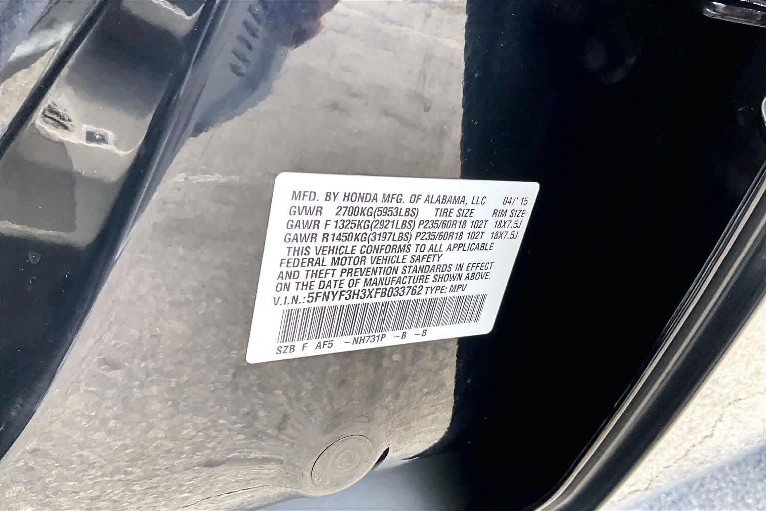 Used 2015 Honda Pilot SE image 35