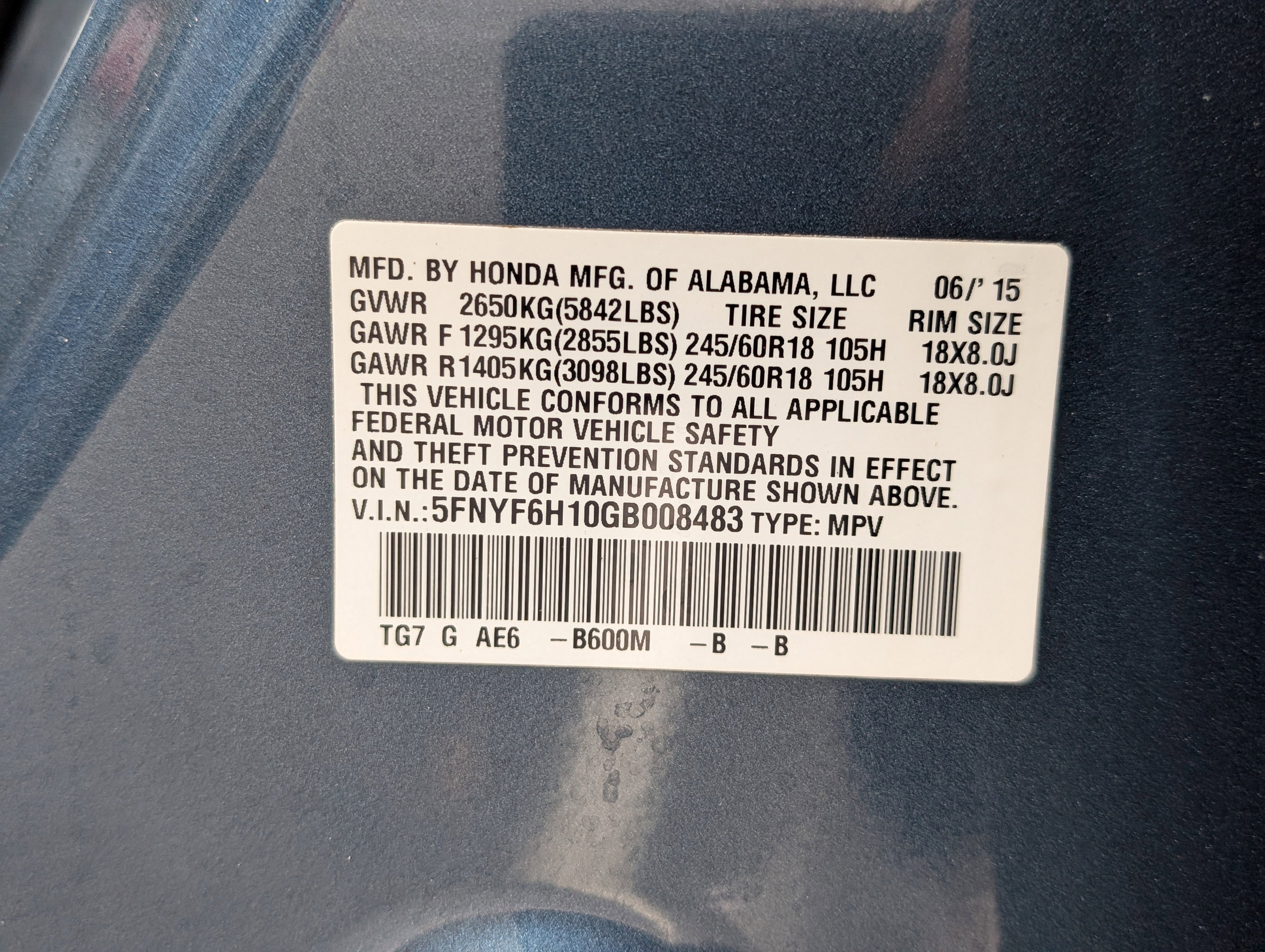 Used 2016 Honda Pilot LX image 36