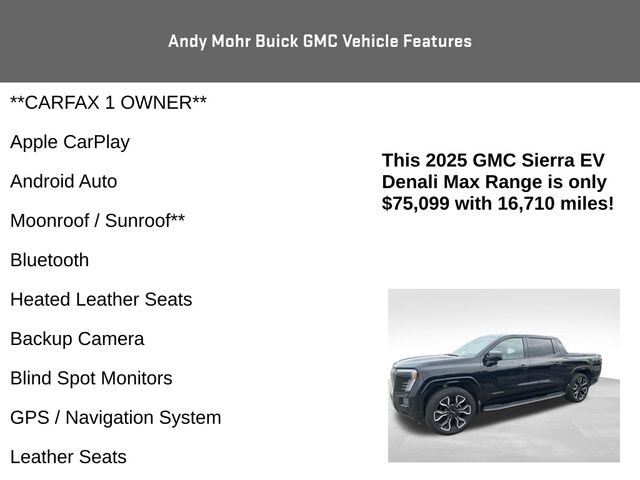 Used 2025 GMC Sierra EV Denali AWD/4WD image 2
