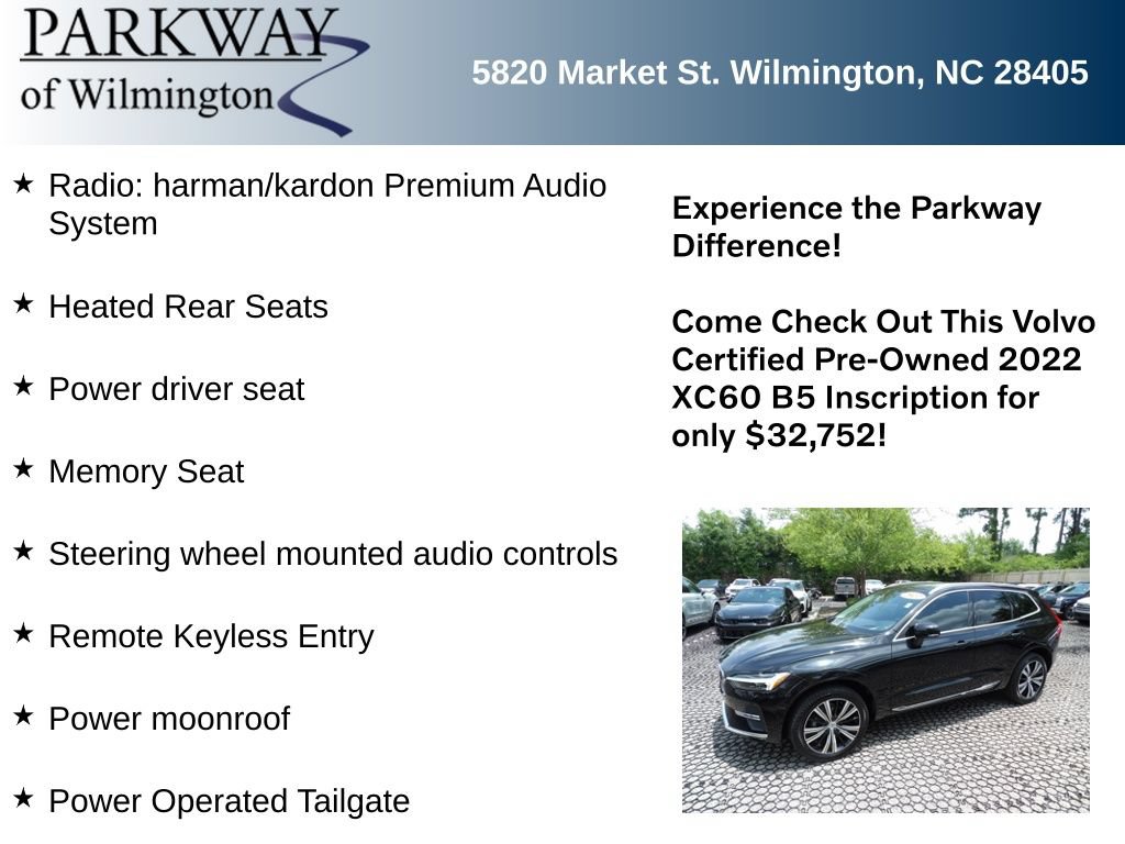 Certified 2022 Volvo XC60 B5 Inscription w/ Advanced Package AWD/4WD image 6