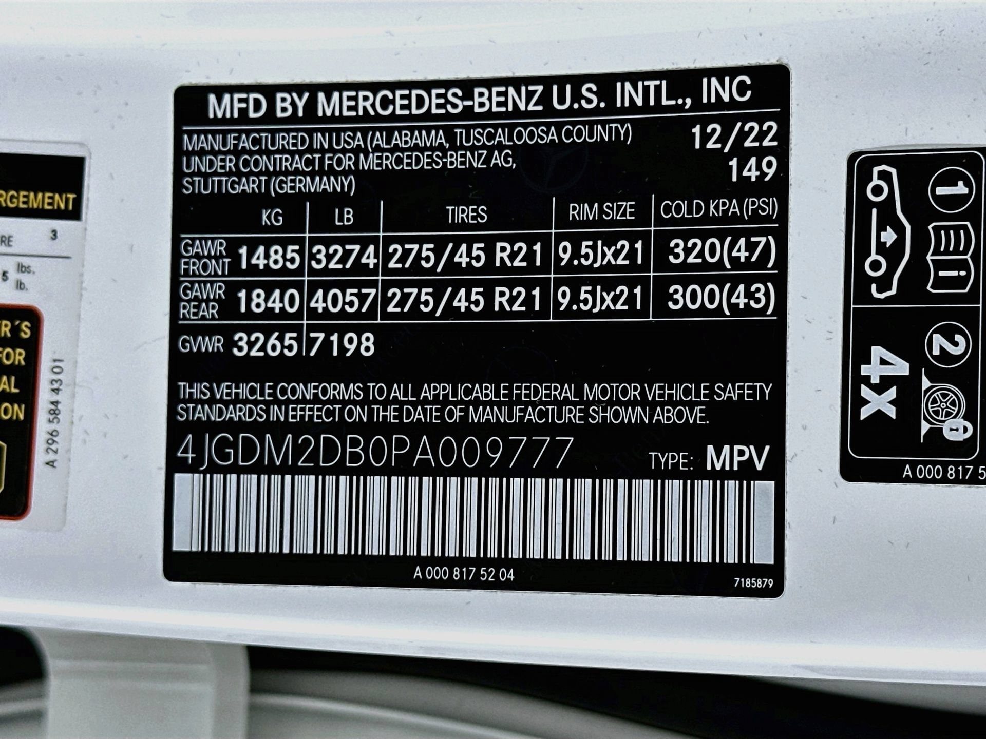 Certified 2023 Mercedes-Benz EQS 450+ SUV image 34