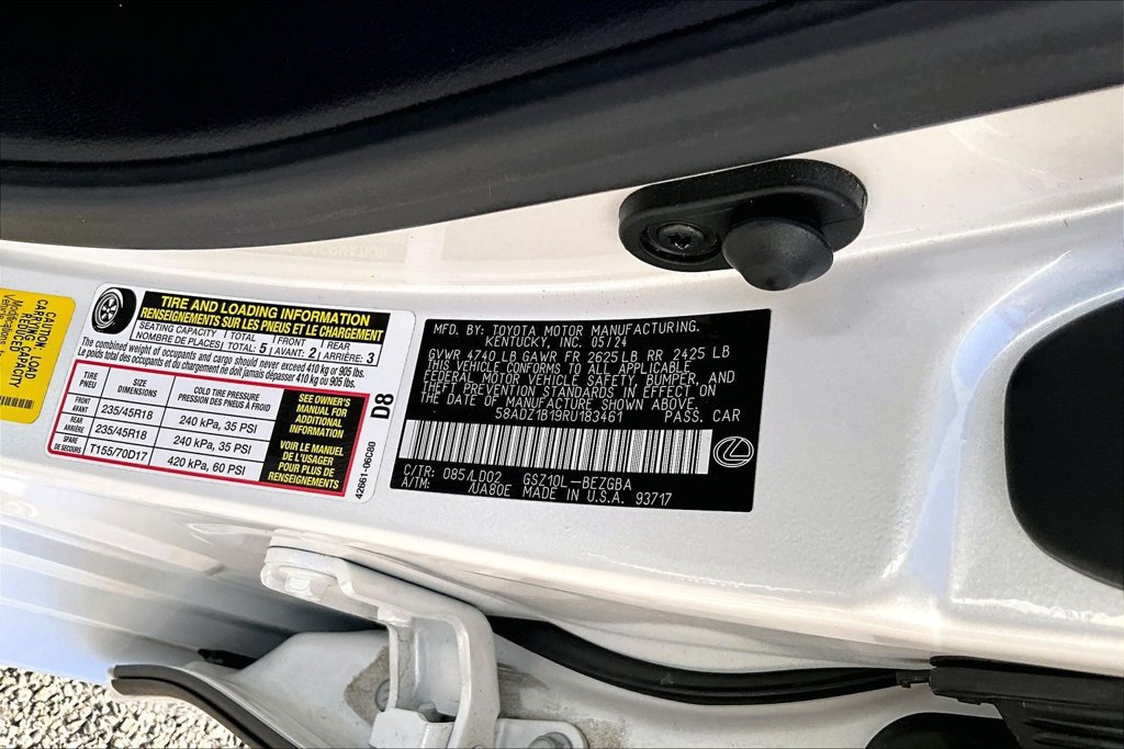 Used 2024 Lexus ES 350 w/ Premium Package FWD image 42