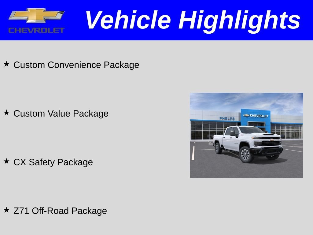 New 2026 Chevrolet Silverado 2500 Custom w/ Custom Value Package AWD/4WD image 2