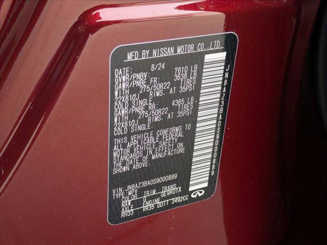 New 2025 INFINITI QX80 Luxe w/ Exterior Package image 18