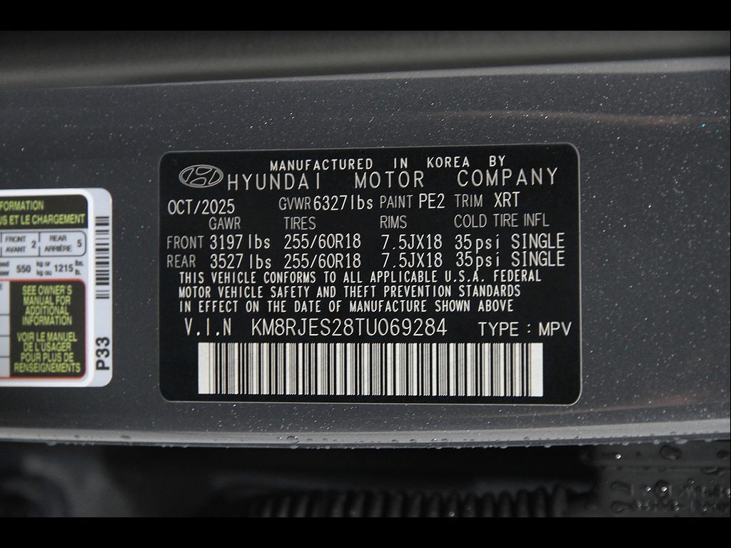 Certified 2026 Hyundai Palisade XRT Pro AWD/4WD image 24