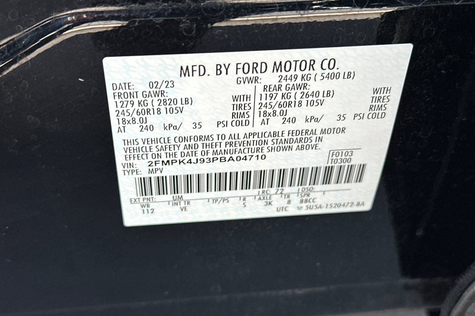 Certified 2023 Ford Edge SEL w/ Convenience Package AWD/4WD image 28