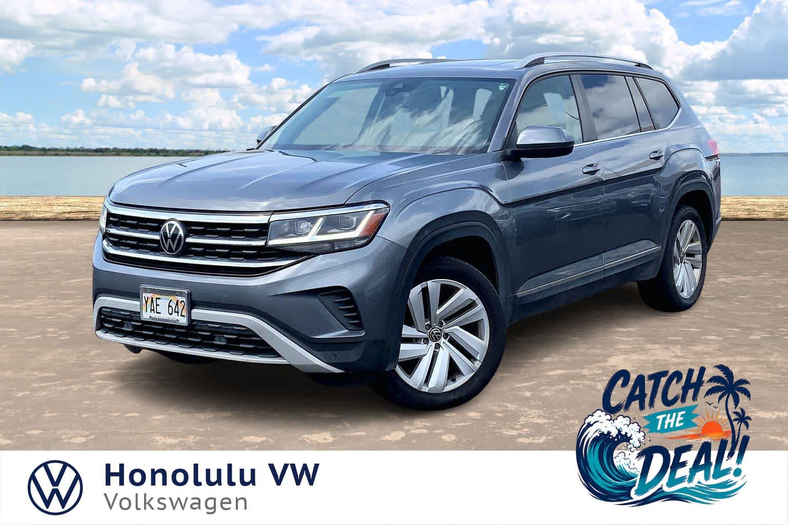 Used 2021 Volkswagen Atlas SEL w/ MDO Package (Bench Seat) AWD/4WD image 1