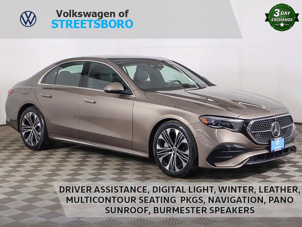 Used 2025 Mercedes-Benz E 450 4MATIC Sedan w/ Multicontour Seating Package image 1