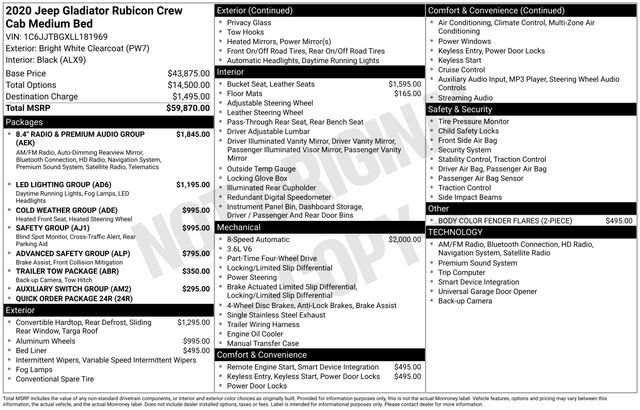 Used 2020 Jeep Gladiator Rubicon image 17