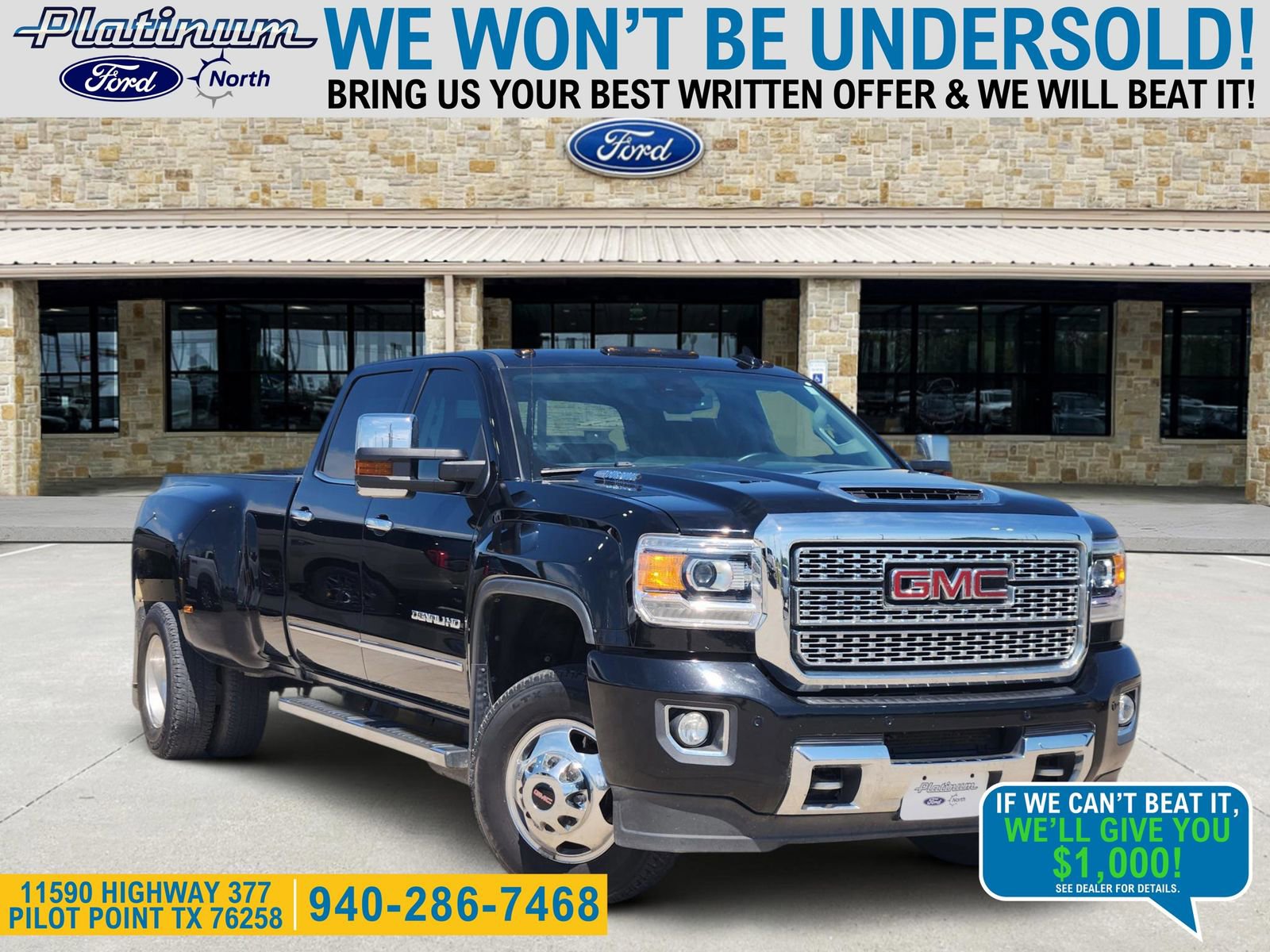 Used 2019 GMC Sierra 3500 Denali w/ Duramax Plus Package AWD/4WD 360° Tour