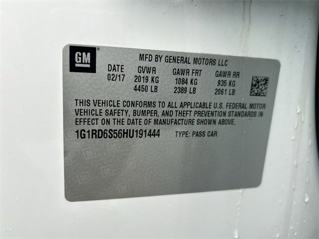 Certified 2017 Chevrolet Volt Premier w/ Driver Confidence II Package image 33