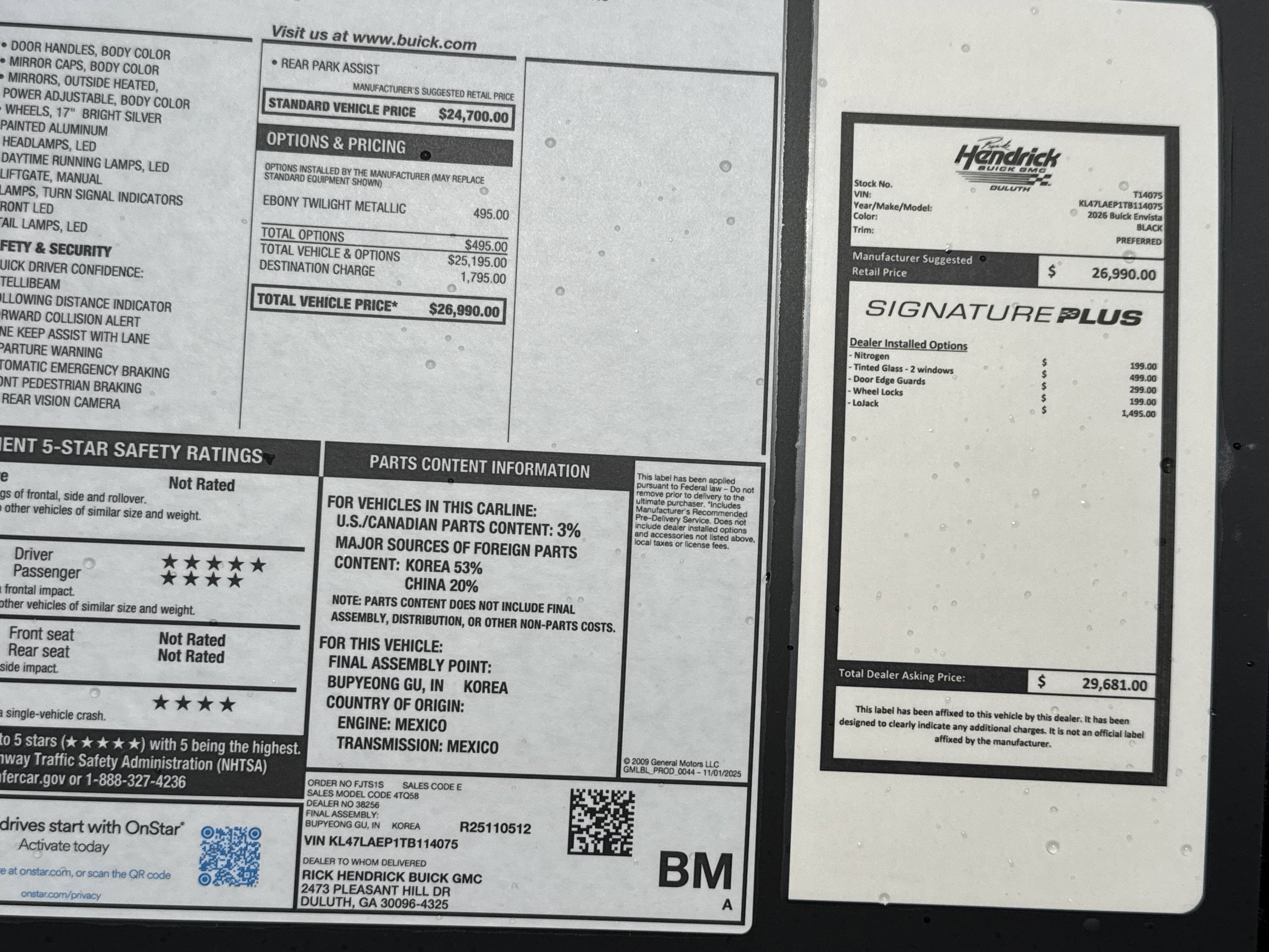 New 2026 Buick Envista Preferred image 35