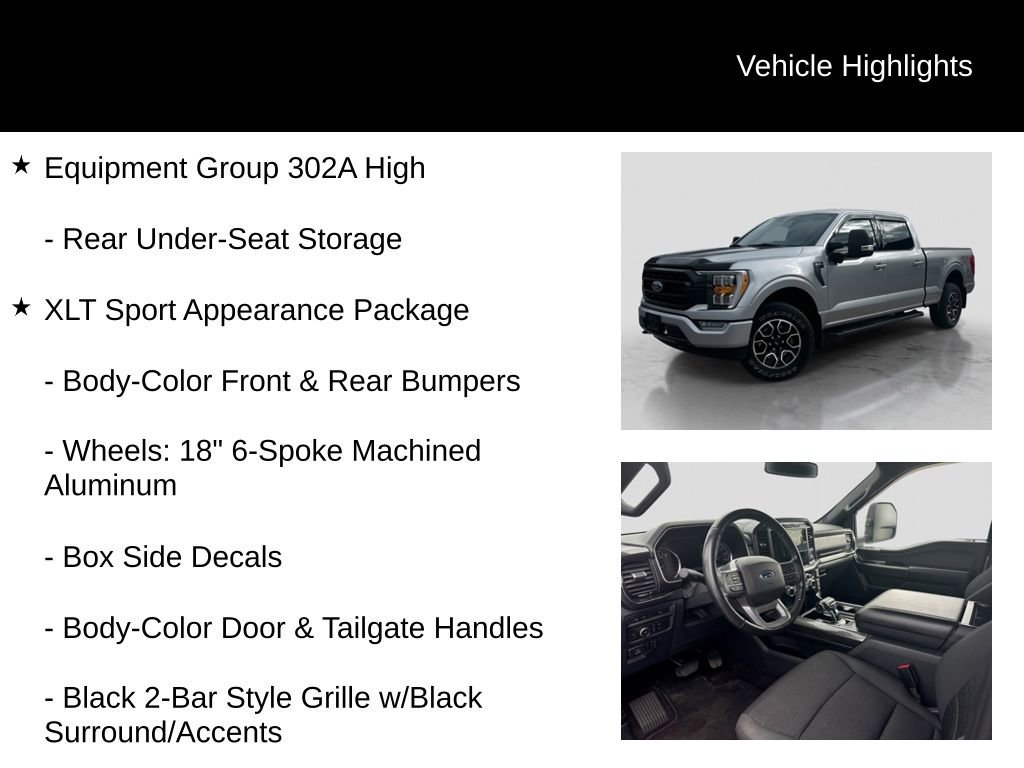 Certified 2021 Ford F150 XLT w/ Equipment Group 302A High image 16