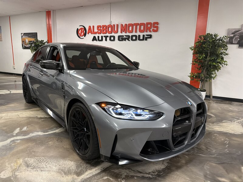 Used 2022 BMW M3 w/ M Carbon Exterior Package RWD image 1
