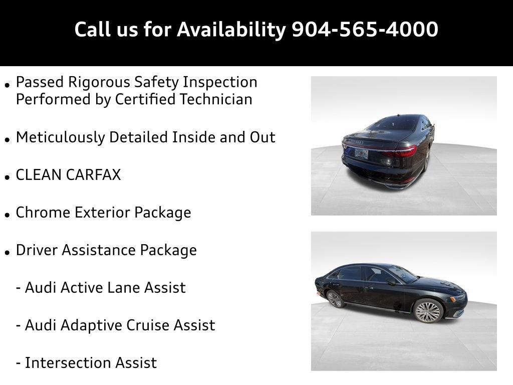 Used 2019 Audi A8 L 3.0T w/ Executive Package image 9