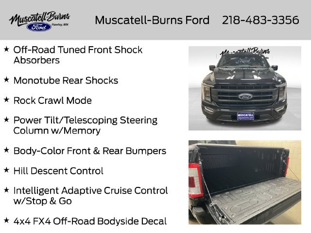 Used 2021 Ford F150 Lariat w/ Equipment Group 502A High AWD/4WD image 23