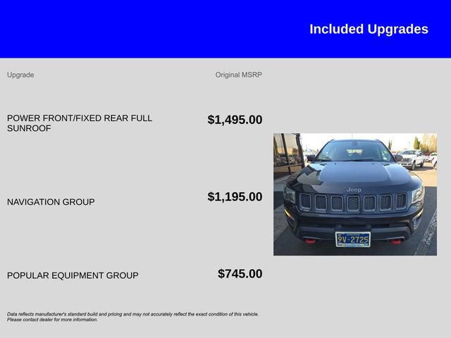 Used 2018 Jeep Compass Trailhawk w/ Navigation Group image 11