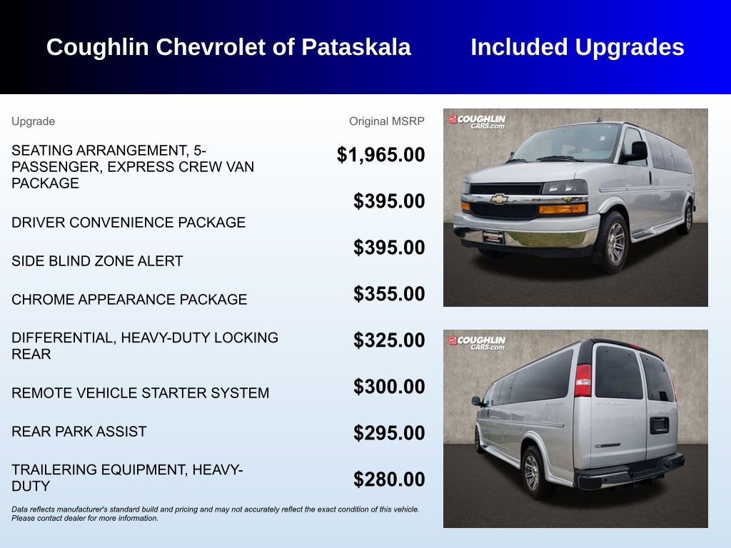 Used 2023 Chevrolet Express 2500 Extended image 3