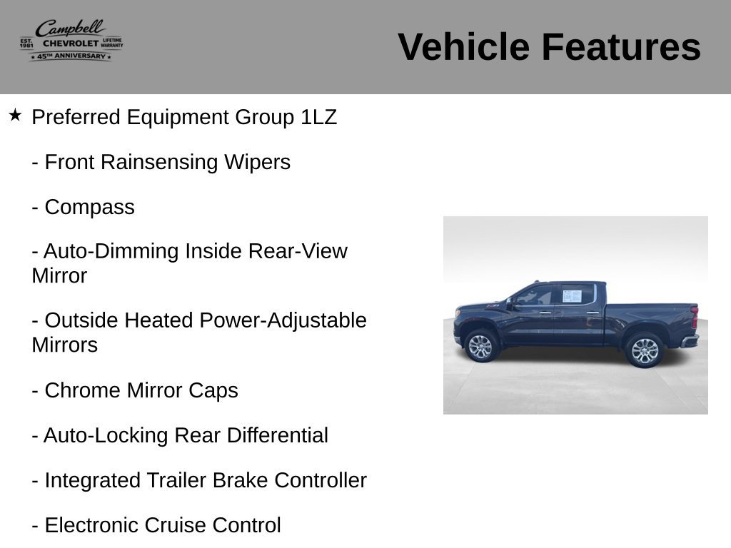 Used 2023 Chevrolet Silverado 1500 LTZ w/ LTZ Premium Package AWD/4WD image 16